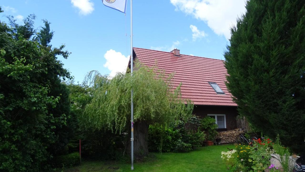 Ferienhaus Im Urigen Garten Bzw Eulenhaus 青斯特 外观 照片